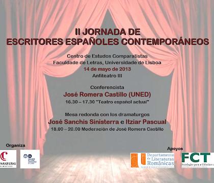 II Jornada de Escritores Espanhóis Contemporâneos