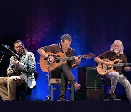 Manuel de Oliveira, Jorge Pardo & Carles Benavent em Lisboa