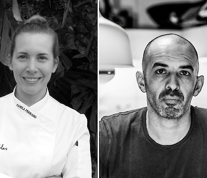 Primera Batalla Gastronómica: Hugo Brito e Camila Ferraro