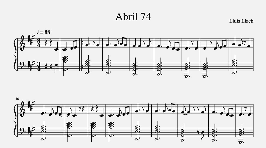 25 de abril: Abril 74 – Lluis Lach