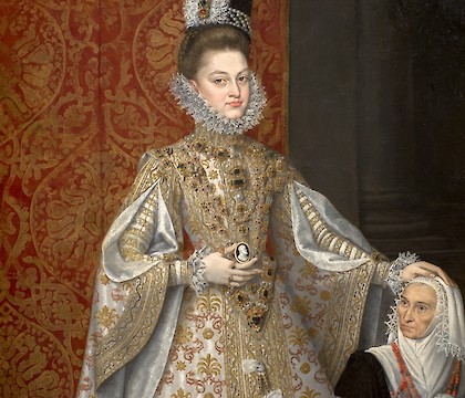 A Infanta Isabel Clara Eugénia e Magdalena Ruiz de Sánchez Coello